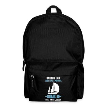 Sailing Dad Sailor Father's Day Gift - Backpack - black - Front