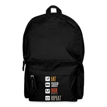 Beer Darts Dart Gift Idea Bullseye - Backpack - black - Front