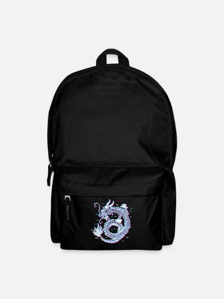 Japanese Dragon Vaporwave Aesthetic cadeau - Sac à dos - noir