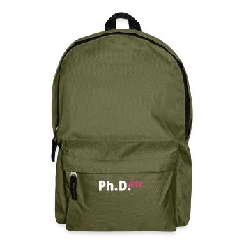 Doctorant Femme Fille - Sac à dos - vert olive - Devant