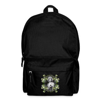 Jesus Christ with vintage roses - Backpack - black - Front