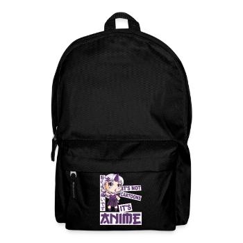It's Not Cartoons It's Anime - Kawaii Anime Meme - Backpack - black - Front