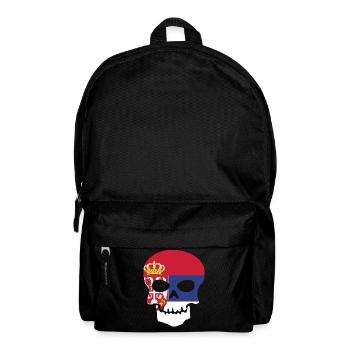 Serbia Skull - Serbia - Backpack - black - Front