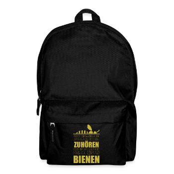 Hobbyimker Imker Bienen Flüsterer Imkern Honig - Rucksack - Schwarz - Vorne