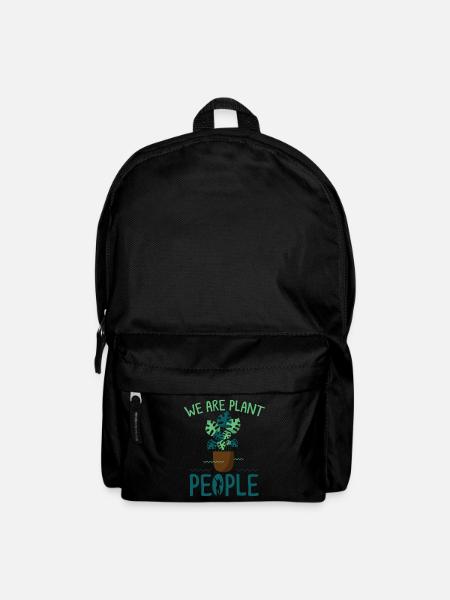 Pflanze, Pflanze Zimmerpflanze, Pflanzen, - Rucksack - Schwarz