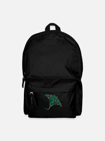 Manta raie cadeau - Sac à dos - noir