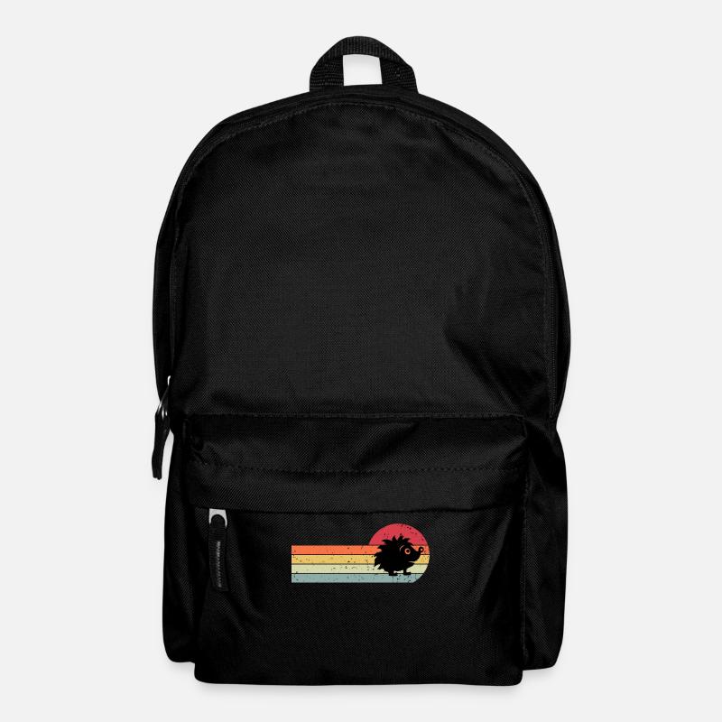 Igel - Rucksack - Schwarz