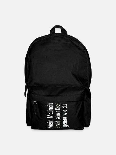 Malinois - Malinois Geschenkidee - Rucksack - Schwarz