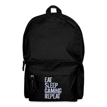 Eat Sleep Gaming Repeat - Backpack - black - Front