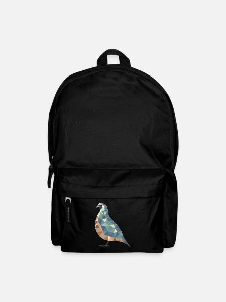 Polygon Wachtel Wachtelzüchter Wachtel Geschenk - Rucksack - Schwarz
