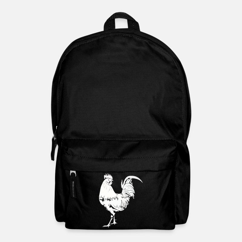 Coq Poulet Coq - Sac à dos - noir