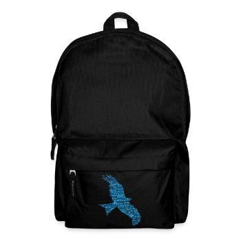 Cadeau de faucon pèlerin - Sac à dos - noir - Devant