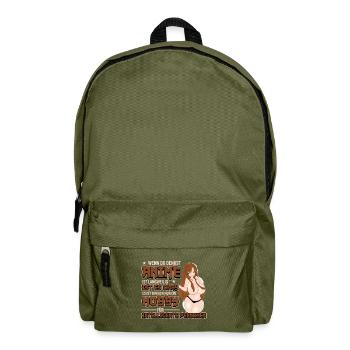 Anime Anime Girl Anime Girl Anime Clothing - Backpack - olive green - Front