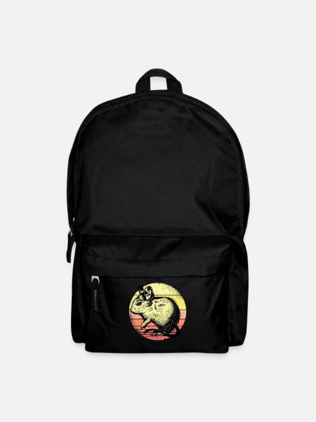 Degu Silhouette - Rucksack - Schwarz