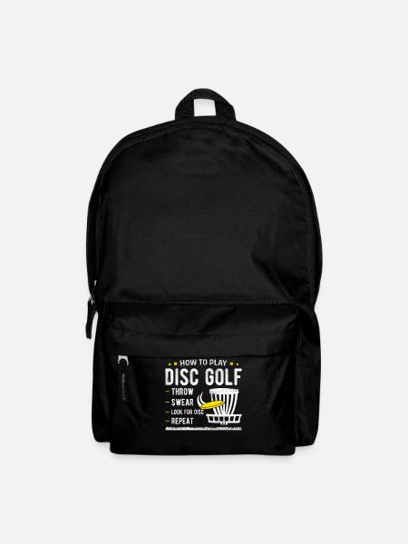 Disc Golf - Rucksack - Schwarz