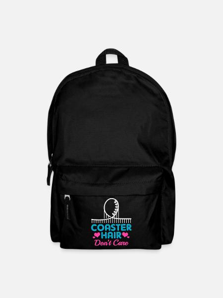 Achterbahn Haare - Rucksack - Schwarz