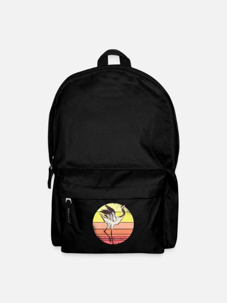 Kranich - Rucksack - Schwarz