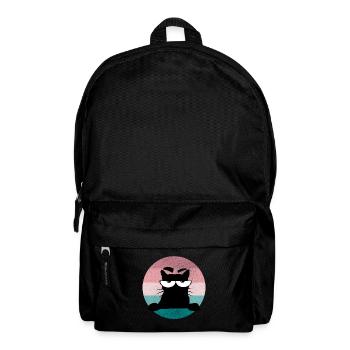 Cat motif No buck morning muffle - Backpack - black - Front