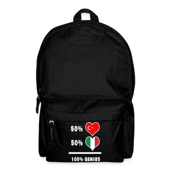 L’Italie et la Turquie ingénieux / cadeau - Sac à dos - noir - Devant