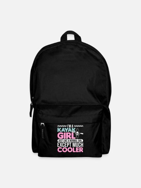 Kayak filles kayak amour paddle femme pagaie - Sac à dos - noir