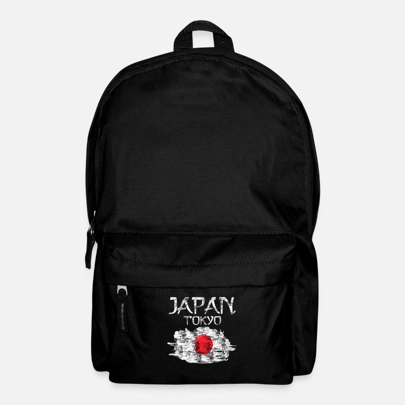 Japan Flag - Backpack - black