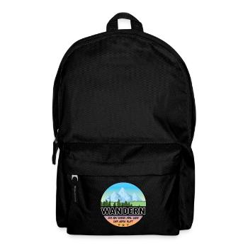 Ich bin dann mal weg, der Berg ruft - Rucksack - Schwarz - Vorne