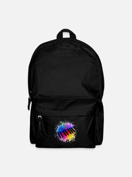 Piano Piano Music Gift Piano Digital Piano - Backpack - black