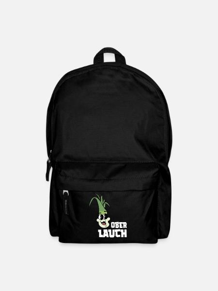 Ober Lauch - Fitness Gym Lauch Witz - Rucksack - Schwarz