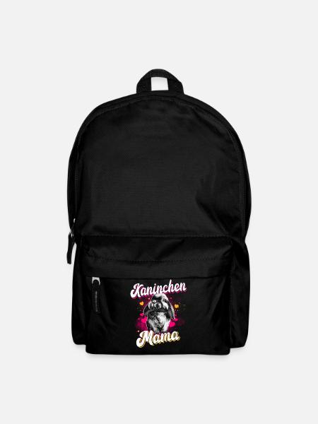 Kaninchen Mama - Rucksack - Schwarz