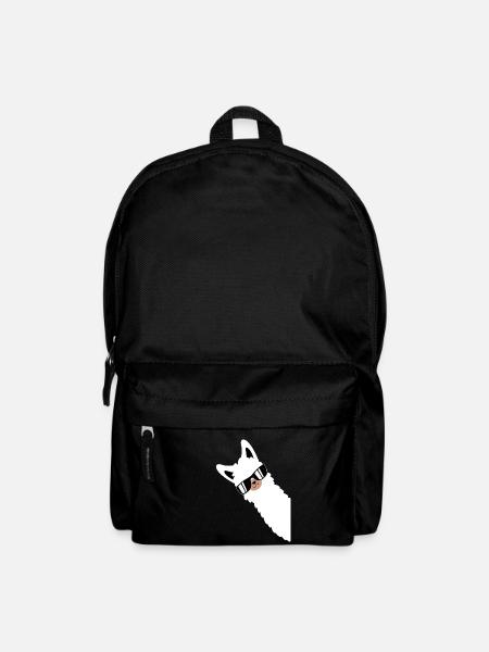 Lama Llama Alpaga avec lunettes de soleil - Sac à dos - noir