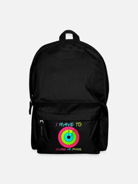 I Have To Close My Rings - Backpack - black