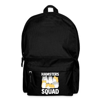 Hamsters Squad Hamster Fans Hamster Lovers - Backpack - black - Front