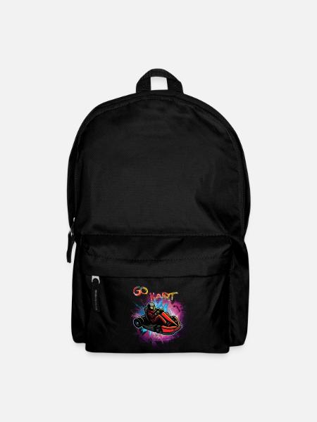 Go-Kart für Rennfahrer Geschenk Go Kart - Rucksack - Schwarz