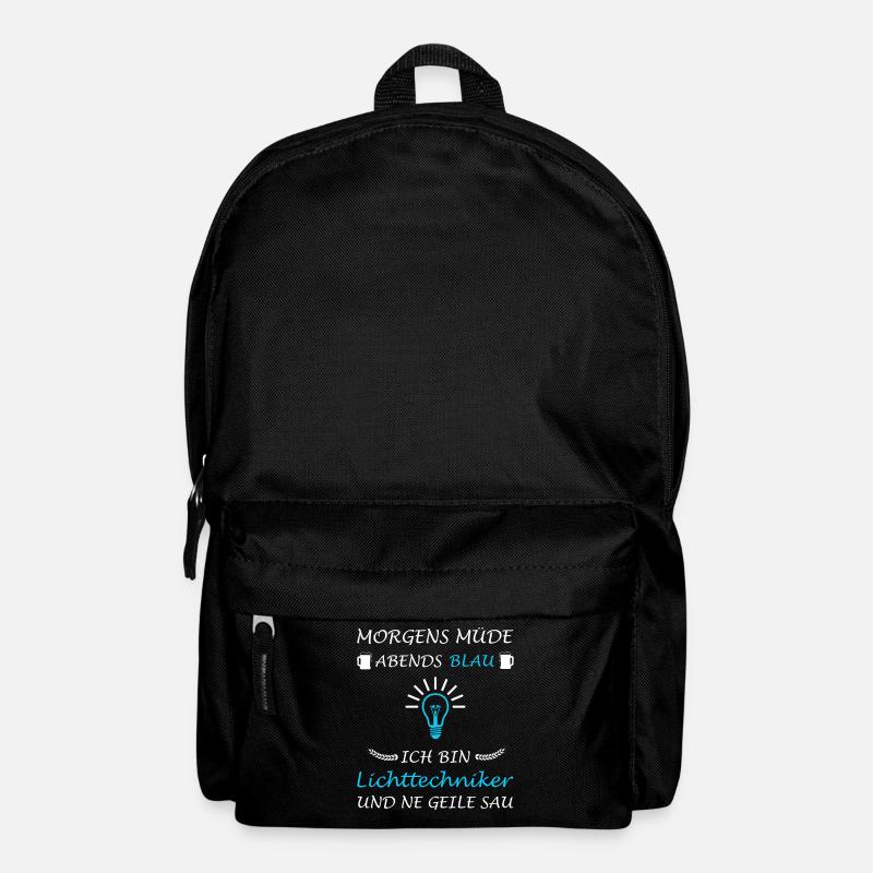 Lichttechniker Lichttechnik Spruch Lichtdesigner - Rucksack - Schwarz