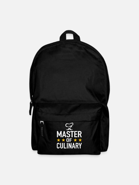 Master of Culinary Chef Chef Chef Chef Hat - Backpack - black