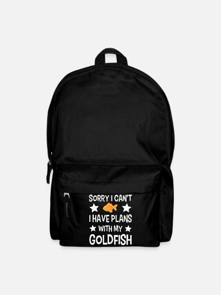 Goldfisch - Rucksack - Schwarz