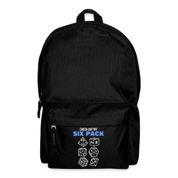 D20 Six Pack RPG Role Player - Backpack - black - Front