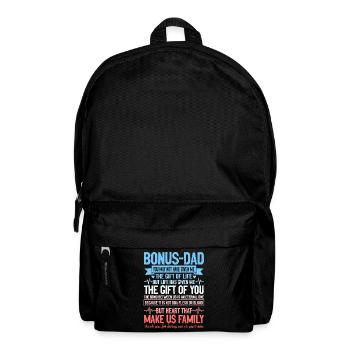 Bonus Dad Fathers Day - Rucksack - Schwarz - Vorne
