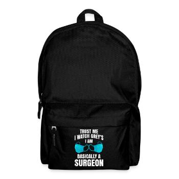 Chirurg Arzt Doktor - Rucksack - Schwarz - Vorne