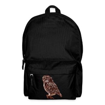 Hiboux motif oiseau Animal animal animal animal - Sac à dos - noir - Devant