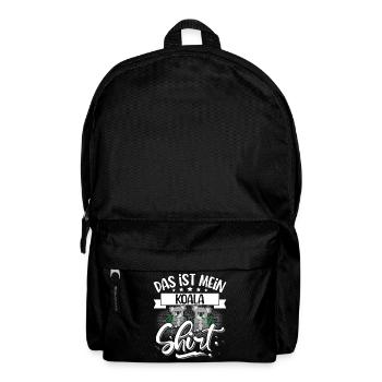 Das Ist Mein Koala Shirt - Rucksack - Schwarz - Vorne