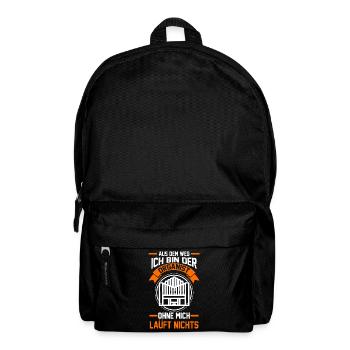 Orgel Organist Orgelbauer Kirchenorgel Musiker - Rucksack - Schwarz - Vorne