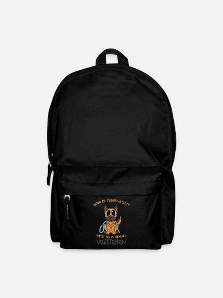 Deutscher Schäferhund - Rucksack - Schwarz