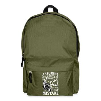 Motorrad - Rucksack - Olivgrün - Vorne