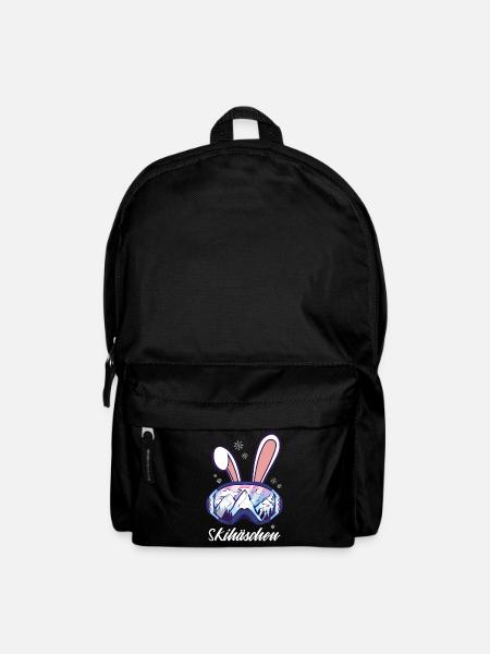 Apres Ski Hase Skihaserl - Rucksack - Schwarz
