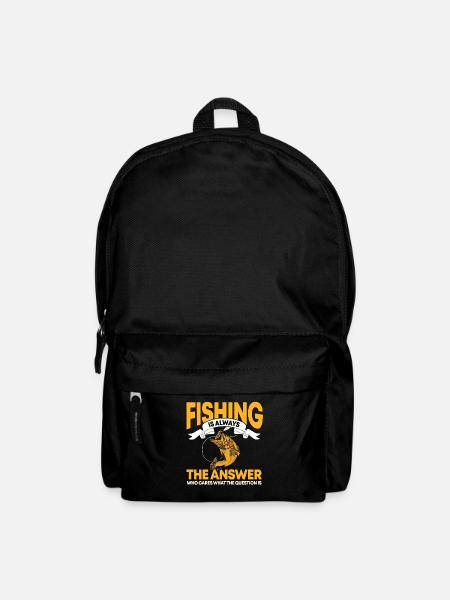 Angeln - Rucksack - Schwarz