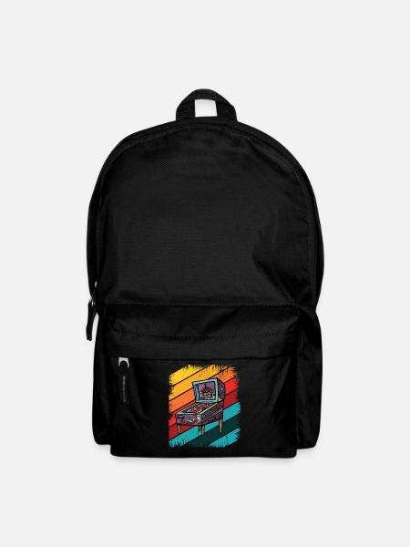 Flipperautomat - Rucksack - Schwarz