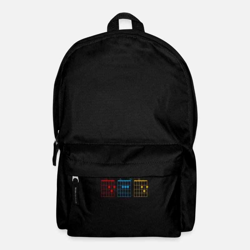 Mens Dad Guitar Chord - Backpack - black