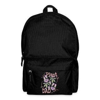 Plant-Dad, Plant-Daddy, Pflanzen, lustiger Spruch - Rucksack - Schwarz - Vorne
