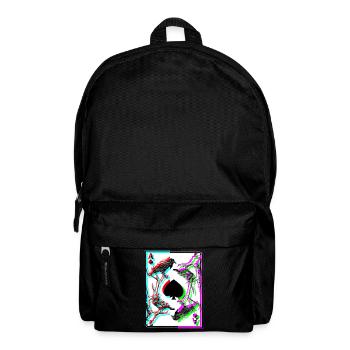 Crow And The Ace Of Spade Occult Death Raven - Backpack - black - Front